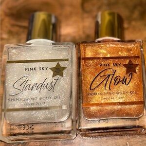 Pink Sky Shimmering Body Oil Set